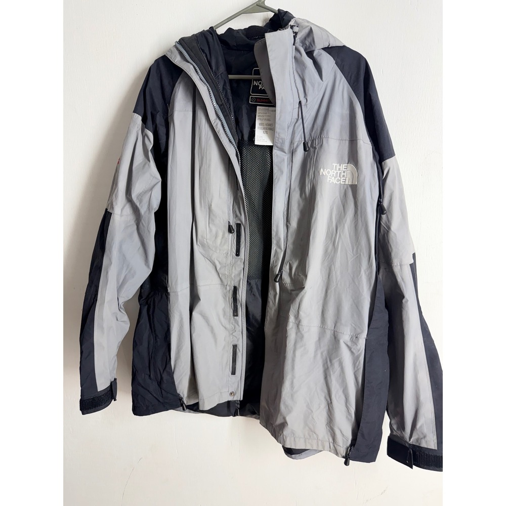 The North Face Summit Series Gore-Tex XCR Jacket Mens XL Grey Black Shell Hooded